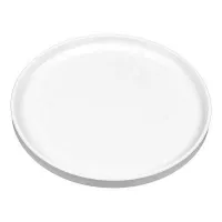 Plato Turin Redondo de Ceramica 10.6 Pulgadas Color Blanco MASTER CHEF WT1215