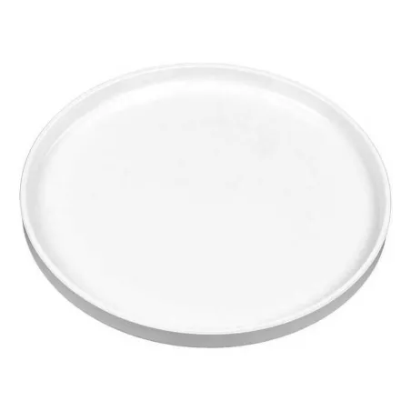 Plato Turin Redondo de Ceramica 10.6 Pulgadas Color Blanco MASTER CHEF WT1215