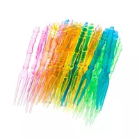 Pincho de Tenedor de Colores Surtido de 10 Centimetros, Paquete de 50 Unidades TIPS ARK25-86