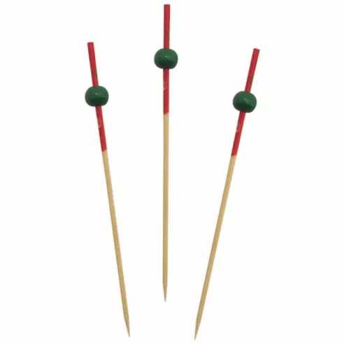 Pincho de Bambu de Bolas de 9 Centimetros, Paquete de 50 Unidades TIPS ARK25-41