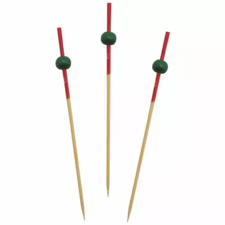 Pincho de Bambu de Bolas de 9 Centimetros, Paquete de 50 Unidades TIPS ARK25-41