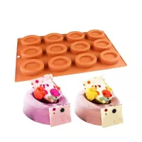 Molde de Silicon de Circulos 3D de 12 Cavidades TIPS RRA02-121