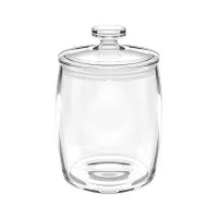 Frasco Redondo de Vidrio de 940 Mililitros VETRO DMH-013