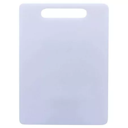 Tabla para Picar Plastica Blanca de  37 x 23 Centimetros TIPS A-99-02