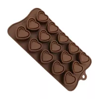 Molde de Silicon de Corazones Doble con 15 Cavidades MASTER CHEF 9890496