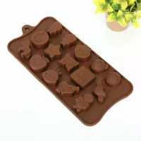 Molde de Silicon de Formas Surtidas de 15 Cavidades MASTER CHEF 180