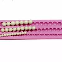 Molde de Silicon para Fondant de Borde de Bolitas TIPS 030-80