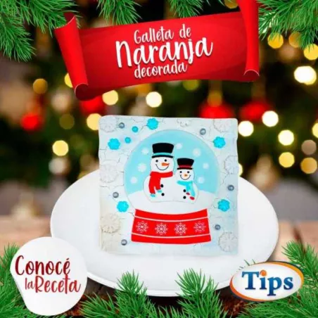 Galleta de Naranja con Decoracion Wilton TIPS RA0000930