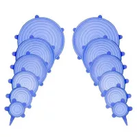 Tapas de Silicon, Set de 12 Piezas MASTER CHEF SP08