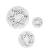 Marcador Plastico de Copo de Nieve, Set de 3 Piezas TIPS ZN708