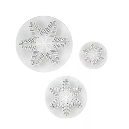 Marcador Plastico de Copo de Nieve, Set de 3 Piezas TIPS ZN708