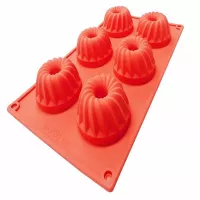 Molde de Silicon de Mini Chimenea de 6 Cavidades TIPS RRA02-41 2