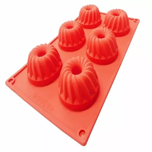 Molde de Silicon de Mini Chimenea de 6 Cavidades TIPS RRA02-41