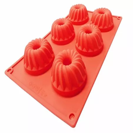 Molde de Silicon de Mini Chimenea de 6 Cavidades TIPS RRA02-41