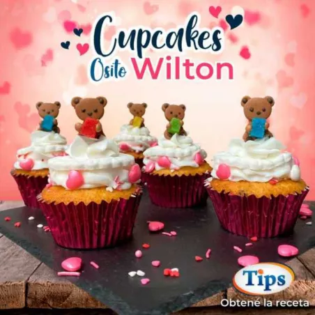 Cupcakes con Decoracion de Wilton de Osito TIPS RA0000587