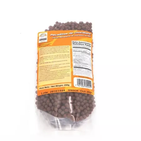 Arroz Recubierto de Chocolate, 250 Gramos COCOA 02180401113