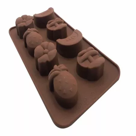 Molde de Silicon de Frutas de 8 Cavidades TIPS RRA02-195