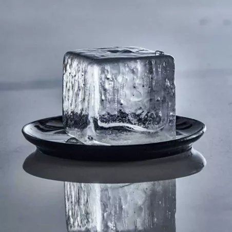 Bandeja de Hielo en Forma de Cubo de Silicon de Color Negro de 12 Cavidades de 4 Centimetros LURCH 00240710