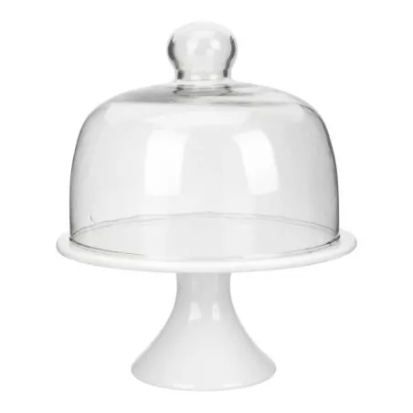 Base de Queques de Ceramica de Color Blanco de 20 x 11 Centimetros MASTER CHEF CS2114-20