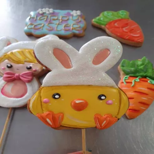 Cake Toppers de Galleta con tematica de Pascua TIPS RA0000164