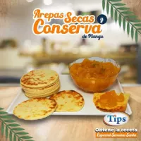Arepas Secas y Conserva de Mango TIPS RA0000504