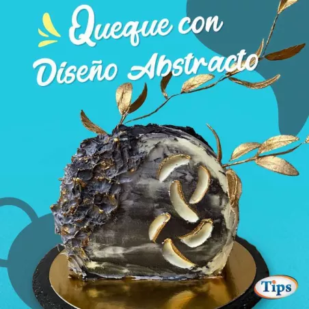 Queque con Diseno Abstracto TIPS RA0000263