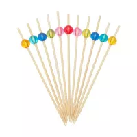 Pincho Decorado de Cristales de 12 Centimetros, Paquete de 50 Unidades TIPS RRA30-04