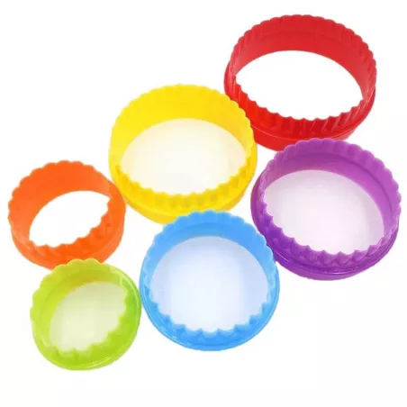 Cortador Redondo de Nylon para Galletas, Set de 6 Unidades TIPS A-129 (ROUND)