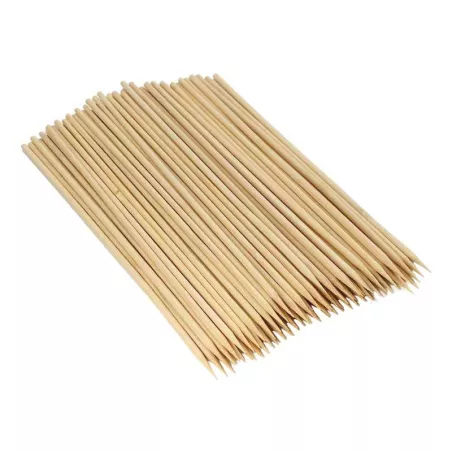 Pincho de Bambu  Extra Grueso de 12 Pulgadas, Paquete de 25 Unidades TIPS ARK25-113