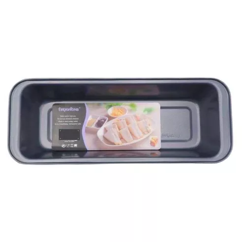 Molde Rectangular de Acero Antiadherente de 35 x 13.5 Centimetros TIPS B-130-2