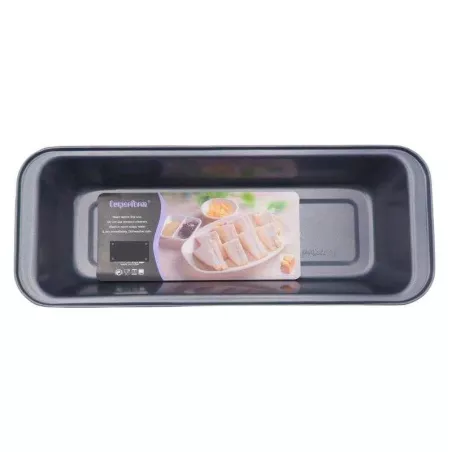 Molde Rectangular de Acero Antiadherente de 35 x 13.5 Centimetros TIPS B-130-2