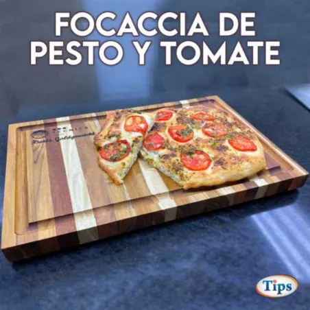 Focaccia Pesto y Tomate TIPS RA0001061