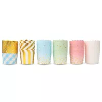 Capsulas para Cupcakes Bronzing de Colores Surtidos, Paquete de 12 Unidades TIPS CPC01-42