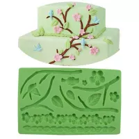 Molde de Silicon para Fondant de Hojas y Flores TIPS 030-50