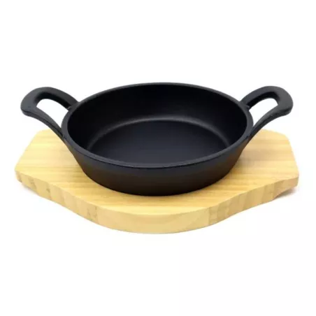 Sarten Redondo de Hierro Fundido con Base de 16 Centimetros TIPS KNO-032