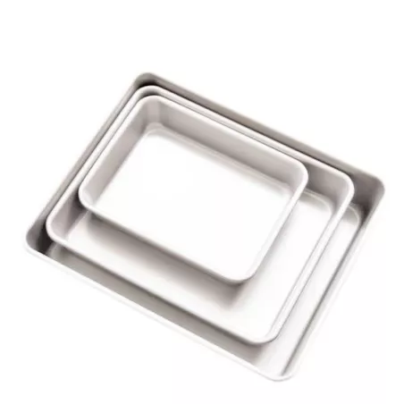 Molde Rectangular de Aluminio, Set de 3 Unidades TIPS A-122