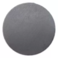 Plato Redondo de Piedra de 25 Centimetros de Color Negro TIPS RSD01-22 2