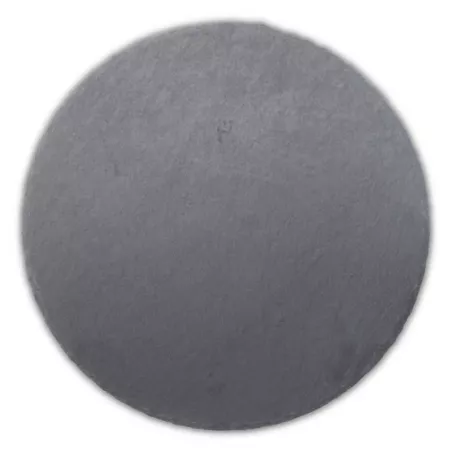 Plato Redondo de Piedra de 25 Centimetros de Color Negro TIPS RSD01-22