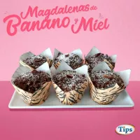 Magdalenas de Banano y Miel TIPS RA0000224