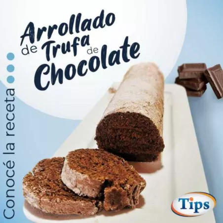 Arrollado Relleno de Crema de Trufas de Chocolate TIPS RA0000508