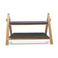 Plato de Piedra Negra con 2 Niveles TIPS RSD01-37 2