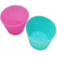 Molde de Silicon Forma de Cupcake, Set de 6 Unidades TIPS 6C017