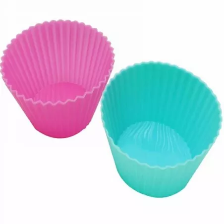 Molde de Silicon Forma de Cupcake, Set de 6 Unidades TIPS 6C017