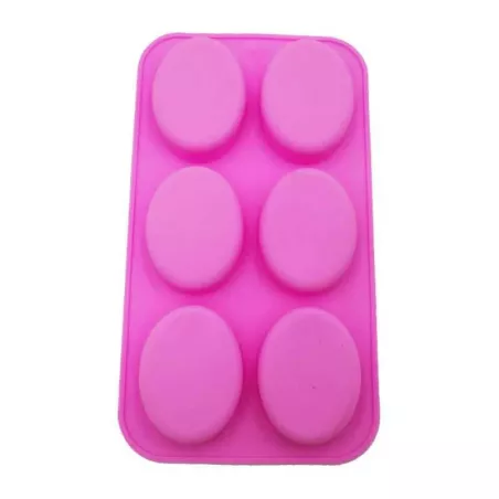 Molde de Silicon de Ovalos con 6 Cavidades MASTER CHEF 9890461