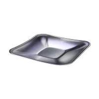 Plato Salsero Cuadrado de Acero Inoxidable TIPS SSC-042
