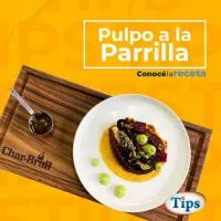 Pulpo a la Parrilla con Remolacha Caramelizada TIPS RA0000754
