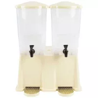Dispensador de Bebidas de Doble Tanque Almond de 6 Galones TABLECRAFT TW33DP