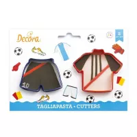 Cortador de Galletas de Uniforme de Futbol, Set de 2 Piezas TIPS ZNP-155