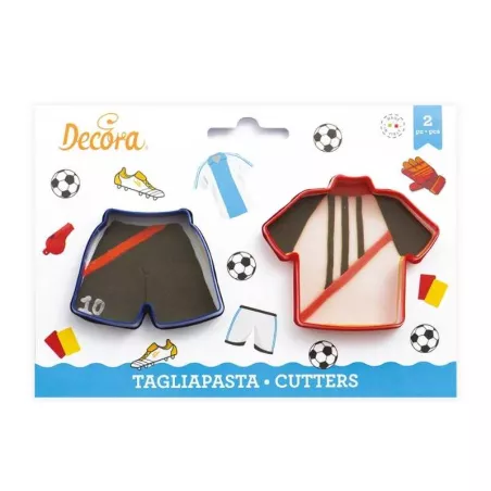 Cortador de Galletas de Uniforme de Futbol, Set de 2 Piezas TIPS ZNP-155