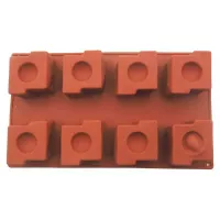 Molde de Silicon de Cubo de 8 Cavidades TIPS RRA02-99 2